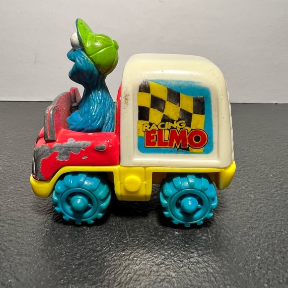 TYCO Matchbox Sesame Street Racing Elmo Cookie Monster Toy Car - Picture 7 of 7